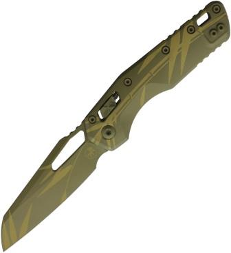 Microtech Standard Issue MSI Ram-Lok Pocket Knife Cerakote Bamboo - MCT2101CAM